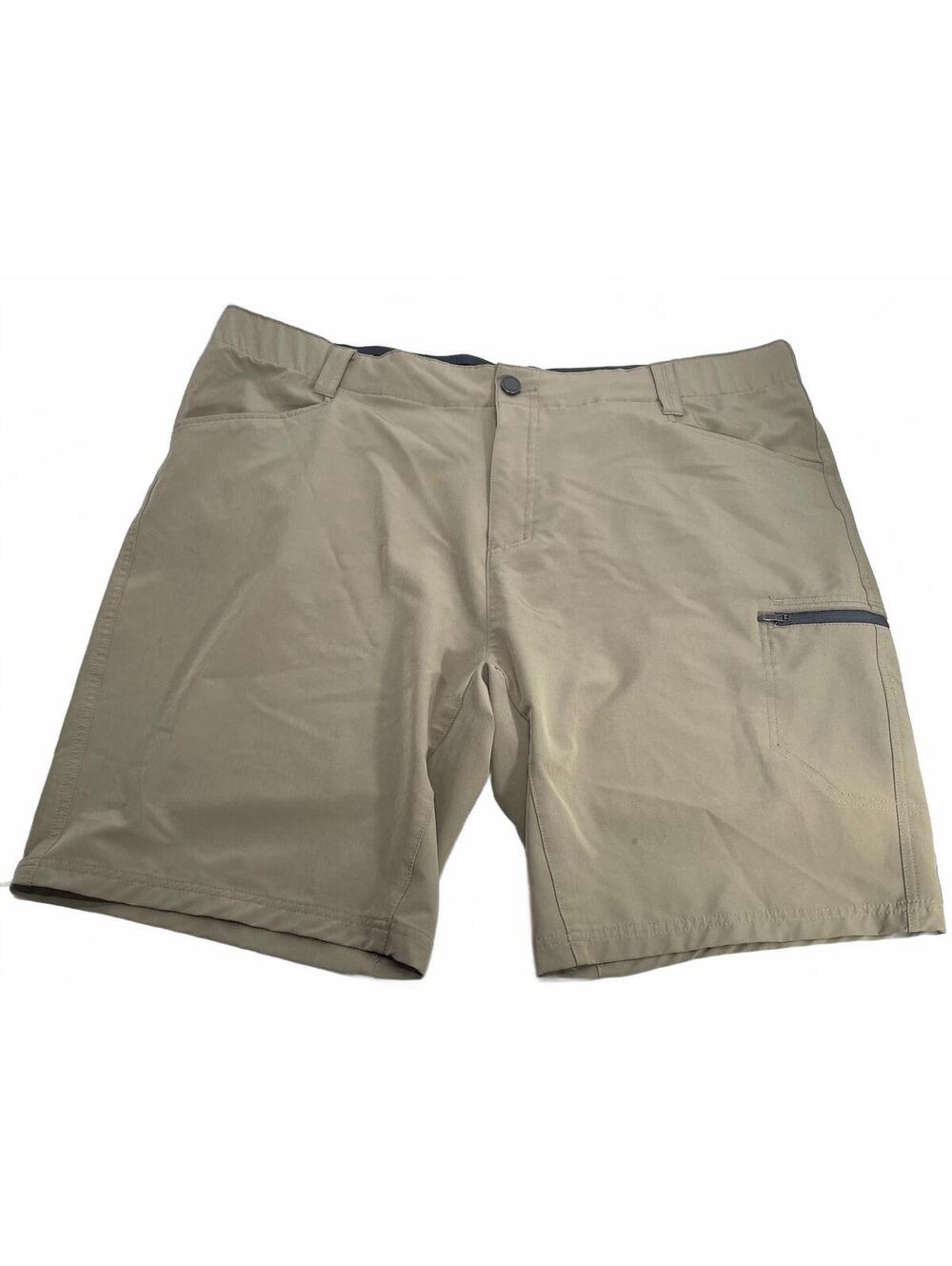ZeroXposur Travel Series Men's Khaki Shorts Elastic Waistband Size Mens 40